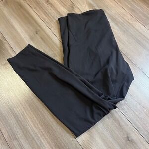 Lululemon Womens High Rise Black Leggings Size 16 Yoga Pants Activewear